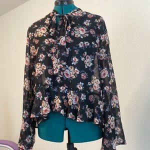 Forever 21 floral blouse